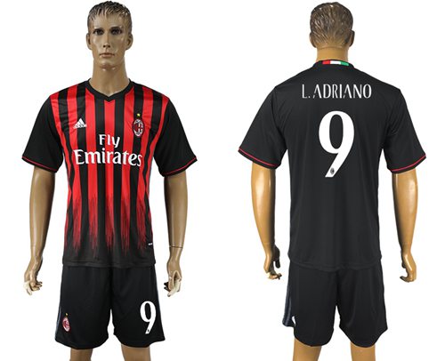 AC Milan 9 Ladriano Home Soccer Club Jersey
