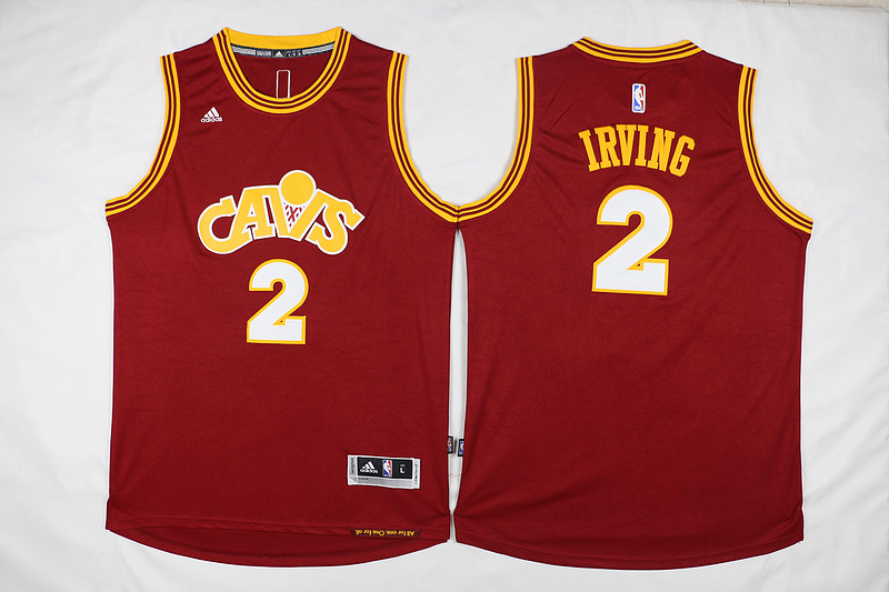   Cleveland Cavaliers 2 Kyrie Irving Red Cavs Swingman Throwback Jersey