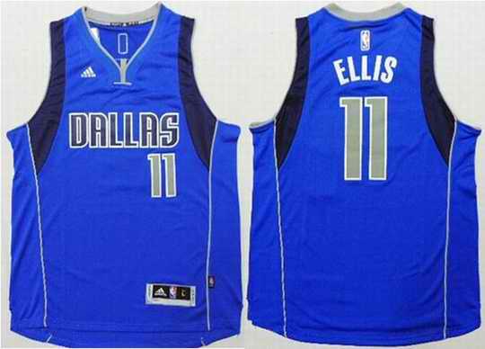  Dallas Mavericks 11 Ellis Revolution 30 Swingman Road Blue Jersey