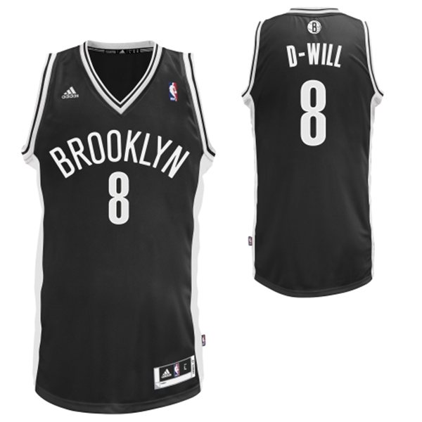 NBA 2013 2014 Brooklyn Nets 8 Deron Williams D Will Nickname Black Jersey