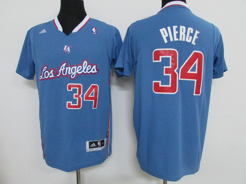  NBA 34 Paul Pierce Los Angeles Clippers 2013 Clippers Pride Swingman Light Blue Jersey