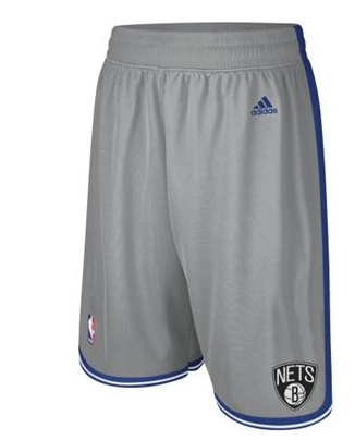  NBA Brooklyn Nets New Revolution 30 Gray Short