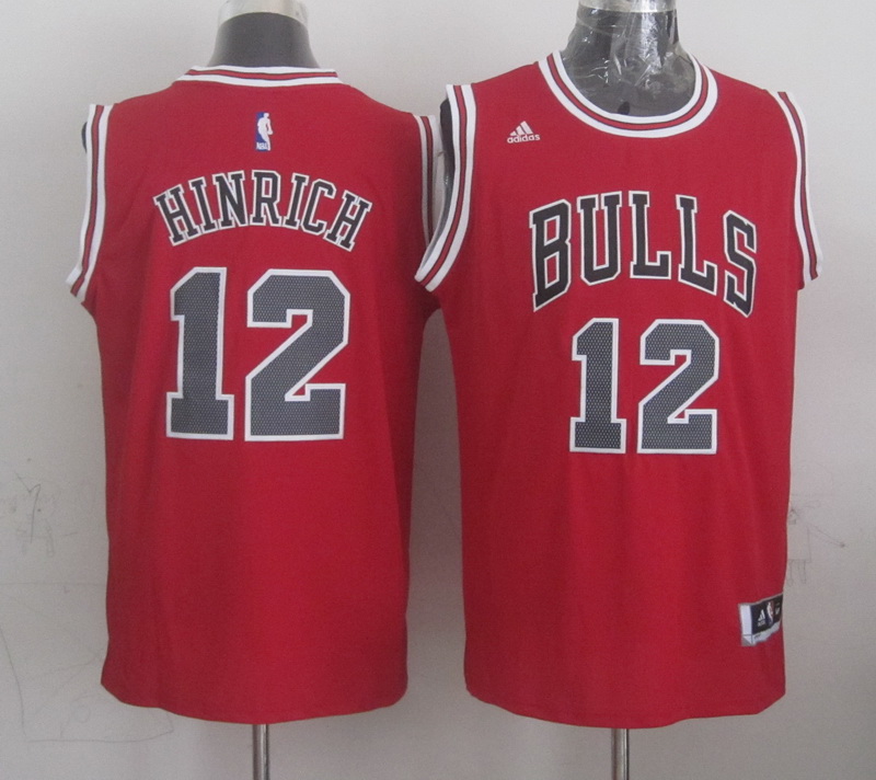  NBA Chicago Bulls 12 Kirk Hinrich New Revolution 30 Swingman Road Red Jersey