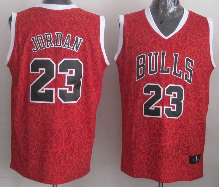  NBA Chicago Bulls 23 Michael Jordan Crazy Light Swingman Red Jersey