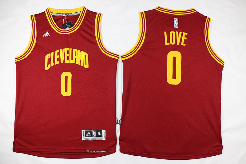  NBA Cleveland Cavaliers 0 Kevin Love Kid Jersey New Revolution 30 Swingman Red Youth Jersey