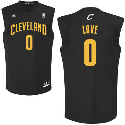  NBA Cleveland Cavaliers 0 Kevin Love New Revolution 30 Swingman Black Jersey