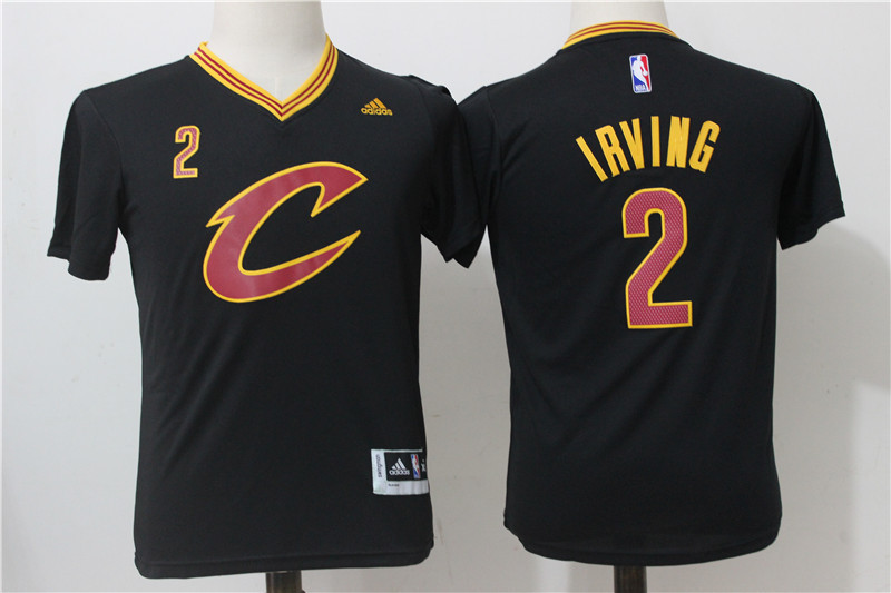  NBA Cleveland Cavaliers 2 Kyrie Irving Kid Jersey New Revolution 30 Swingman Blue Youth Jersey with Sleeve