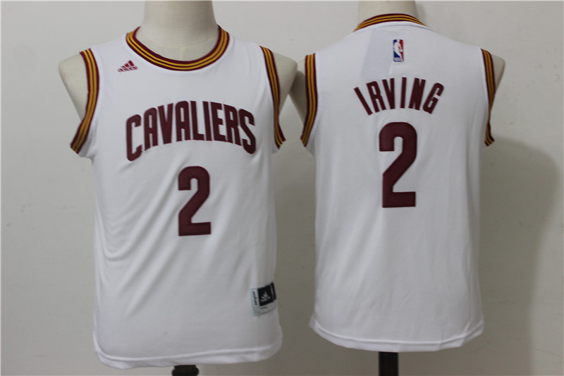  NBA Cleveland Cavaliers 2 Kyrie Irving Kid Jersey New Revolution 30 Swingman White Youth Jersey