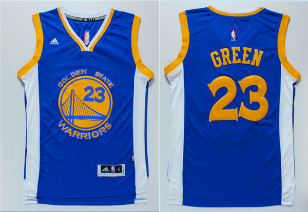  NBA Golden State Warriors 23 Draymond Green New Revolution 30 Swingman Blue Jerseys