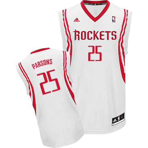  NBA Houston Rockets 25 Chandler Parsons New Revolution 30 Swingman White Jersey