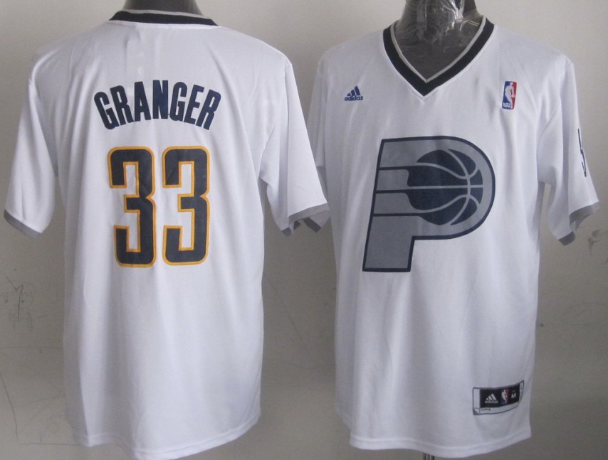  NBA Indiana Pacers 33 Danny Granger 2013 Christmas Day Fashion Swingman White Jersey