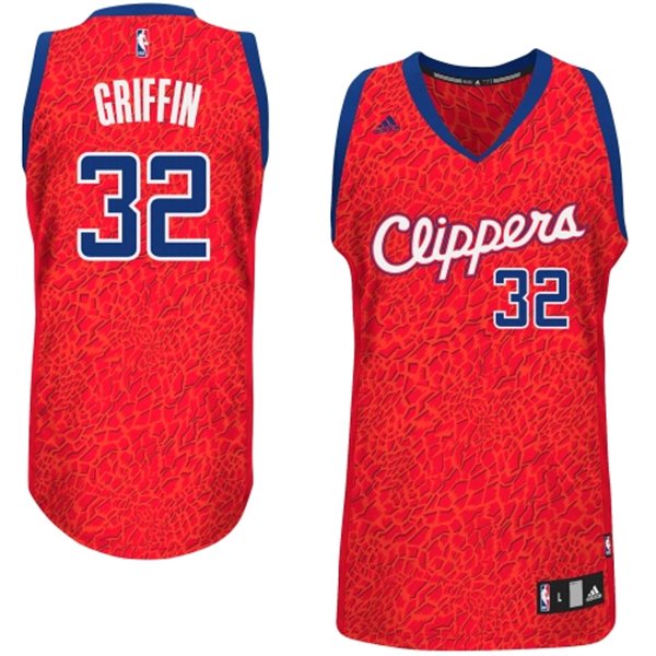  NBA Los Angeles Clippers 32 Blake Griffin Crazy Light Swingman Red Jersey