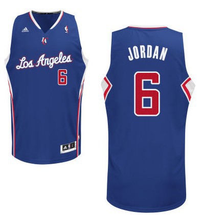  NBA Los Angeles Clippers 6 DeAndre Jordan New Revolution 30 Swingman Blue Jerseys