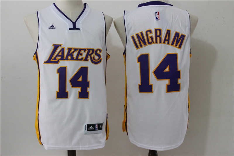 Cheap Adidas NBA Los Angeles Lakers 14 Brandon Ingram Jersey New ...