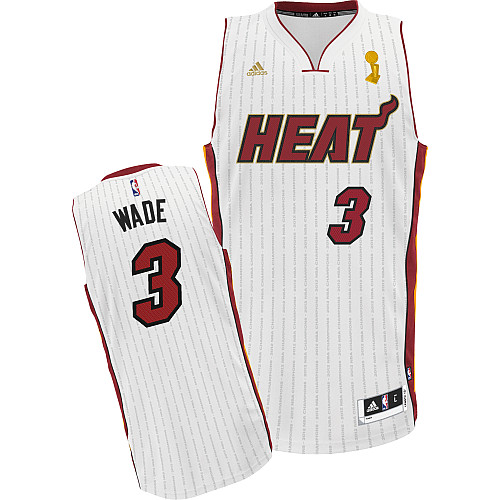  NBA Miami Heat 3 Dwyane Wade 2012 Champions Ring Ceremony Swingman Jersey