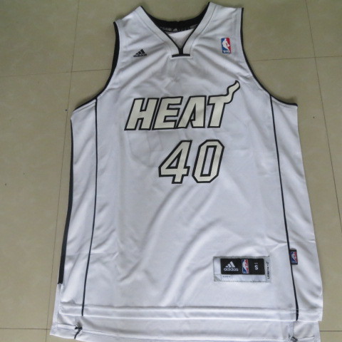  NBA Miami Heat 40 Udonis Haslem New Revolution 30 Swingman White 2012 2013 New Season Jersey
