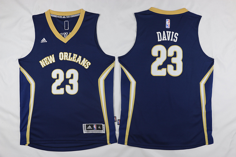  NBA New Orleans Pelicans 23 Anthony Davis Kid Jersey New Revolution 30 Swingman Blue Youth Jersey