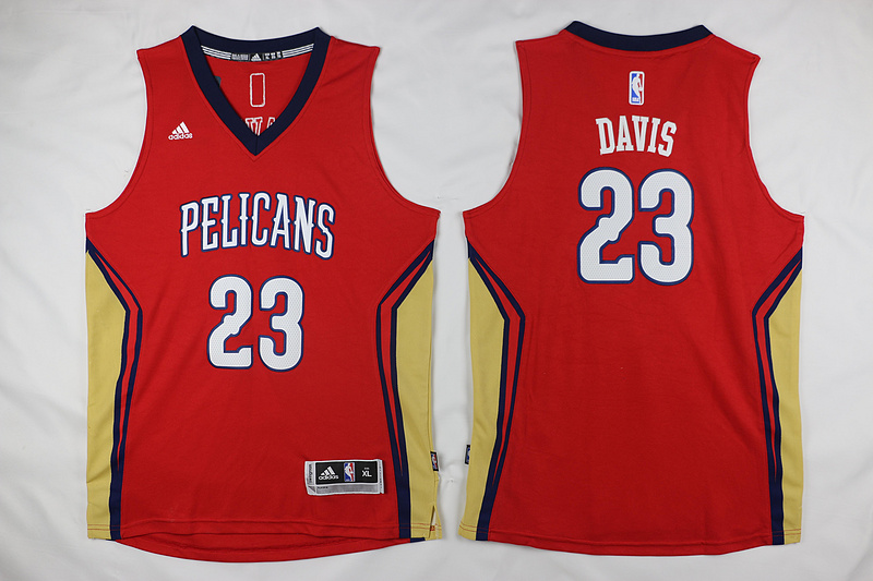  NBA New Orleans Pelicans 23 Anthony Davis Kid Jersey New Revolution 30 Swingman Red Youth Jersey