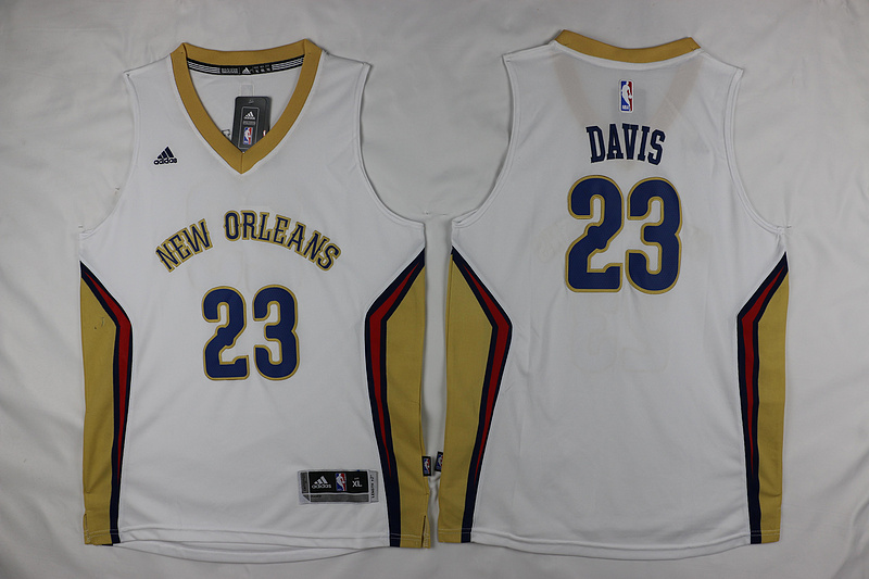  NBA New Orleans Pelicans 23 Anthony Davis Kid Jersey New Revolution 30 Swingman White Youth Jersey