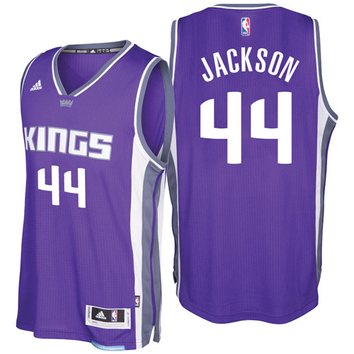  NBA Sacramento Kings 44 Justin Jackson New Revolution 30 Swingman Blue Jersey