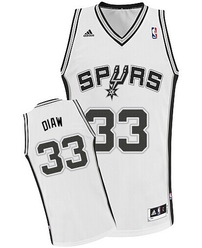  NBA San Antonio Spurs 33 Boris Diaw New Revolution 30 Swingman White Jerseys