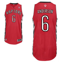  NBA Toronto Raptors 6 Alan Anderson New Revolution 30 Swingman Road Red Jersey