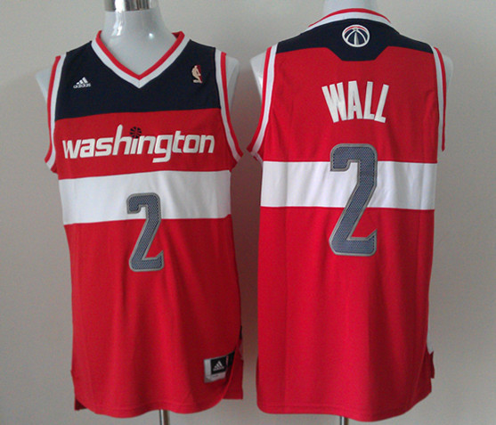  NBA Washington Wizards 2 John Wall New Revolution 30 Swingman Road Red Jersey