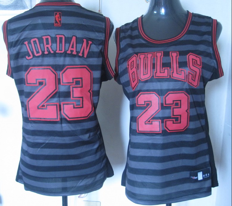  NBA Women Chicago Bulls 23 Michael Jordan Groove Fashion Swingman Jersey