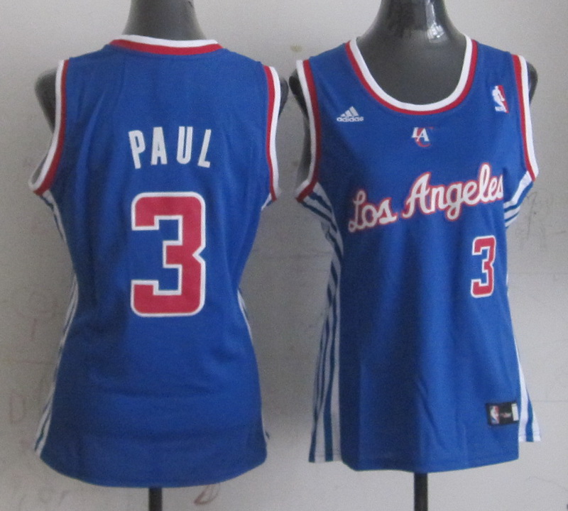  NBA Women Los Angeles Clippers 3 Chris Paul Swingman Blue Jersey