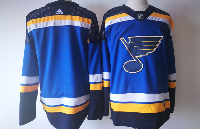  NHL St. Louis Blues Blank Blue Ice Hockey Jerseys