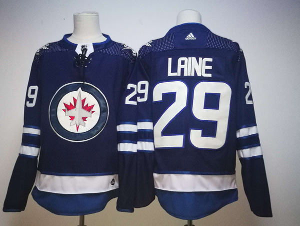  Winnipeg Jets #29 Patrik Laine Blue Authentic Stitched NHL Jersey