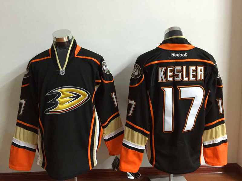 Anaheim Ducks 17 Ryan Kesler Black New Road Stitched NHL Jersey