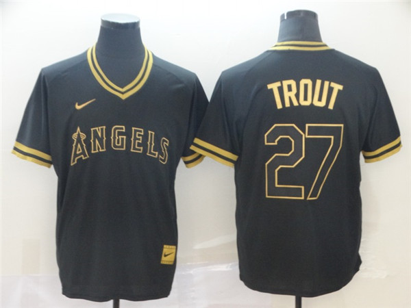 black mike trout jersey