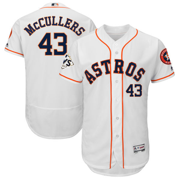 Astros 43 Lance McCullers Jr. White 2017 World Series Bound Flexbase Player Jersey