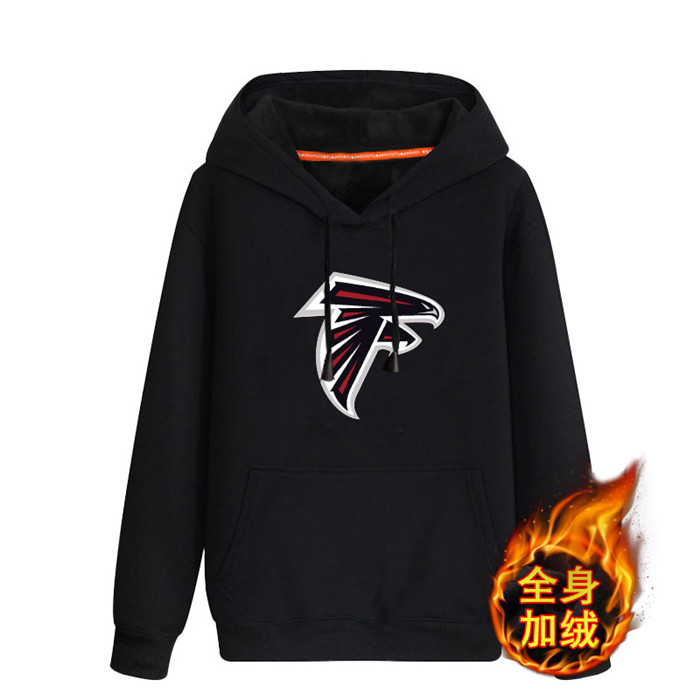 Atlanta Falcons Men's Winter Thick NFL Pullover Hoodie