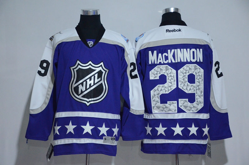 Avalanche 29 Nathan MacKinnon 2017 All Star Blue Stitched NHL Jersey