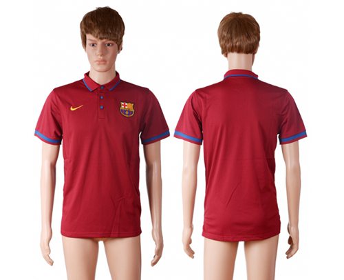 Barcelona Blank Away Polo T shirt