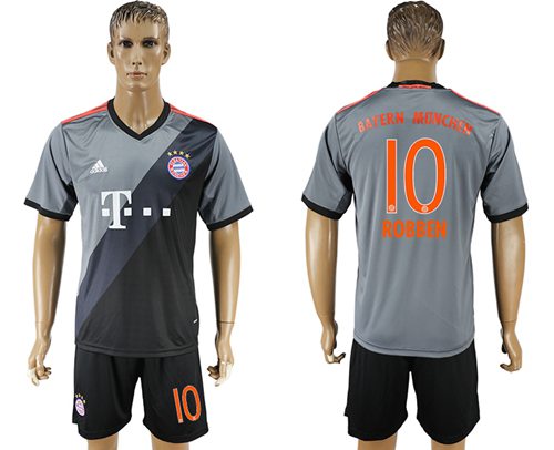 Bayern Munchen 10 Robben Away Soccer Club Jersey