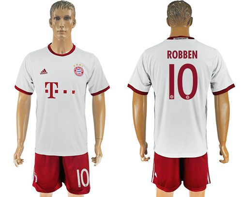 Bayern Munchen 10 Robben Sec Away Soccer Club Jersey