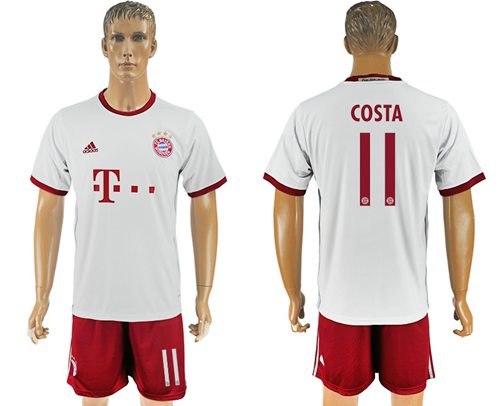Bayern Munchen 11 Costa Sec Away Soccer Club Jersey