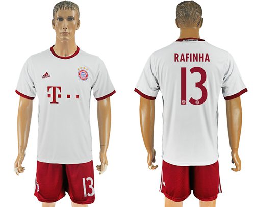 Bayern Munchen 13 Rafinha Sec Away Soccer Club Jersey