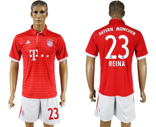 Bayern Munchen 23 Reina Home Soccer Club Jersey