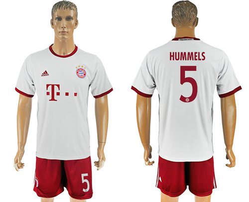 Bayern Munchen 5 Hummels Sec Away Soccer Club Jersey