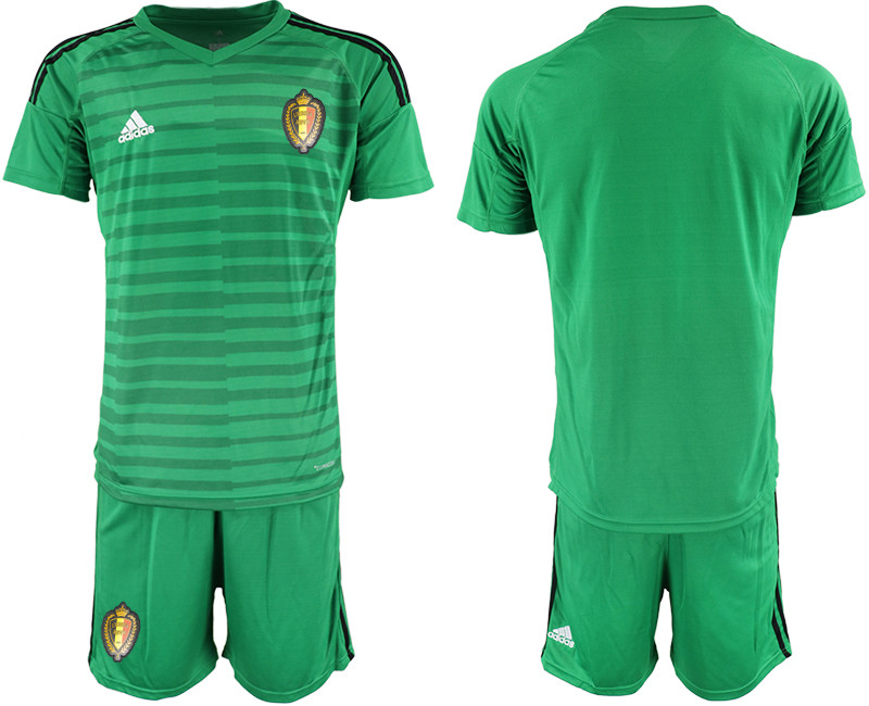 Belgium Green 2018 FIFA World Cup Goalkeeper Soccer Jersey