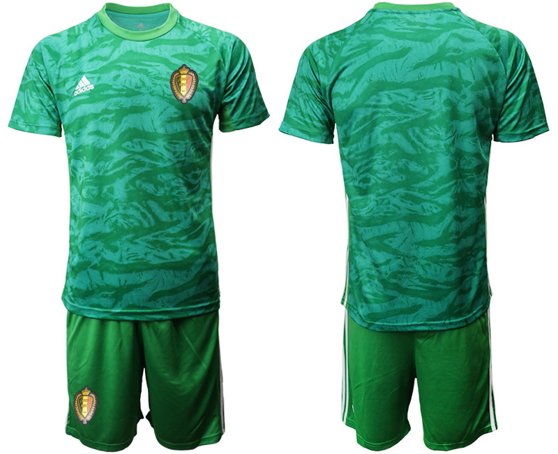 Belgium Green Goalkeeper UEFA Euro 2020 Soccer Jersey