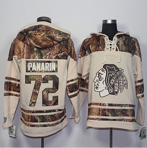 Blackhawks 72 Artemi Panarin Cream Camo Stitched NHL Jersey