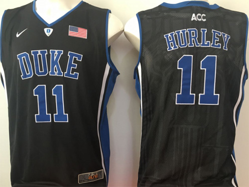 Blue Devils 11 Bobby Hurley Black Basketball Elite V Neck Stitched NCAA Jersey