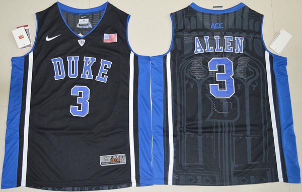 Blue Devils 3 Grayson Allen Black Basketball Elite V Neck Stitched NCAA Jersey