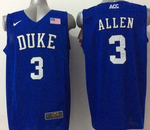 Blue Devils 3 Grayson Allen Blue Basketball Stitched NCAA Jerseys
