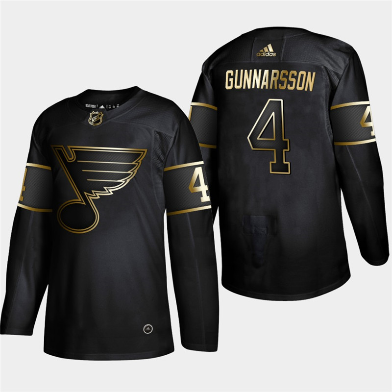 Blues 4 Carl Gunnarsson Black Gold Adidas Jersey